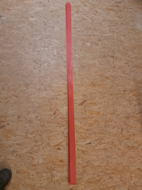 Pappel Rot durchgefärbt 900X50